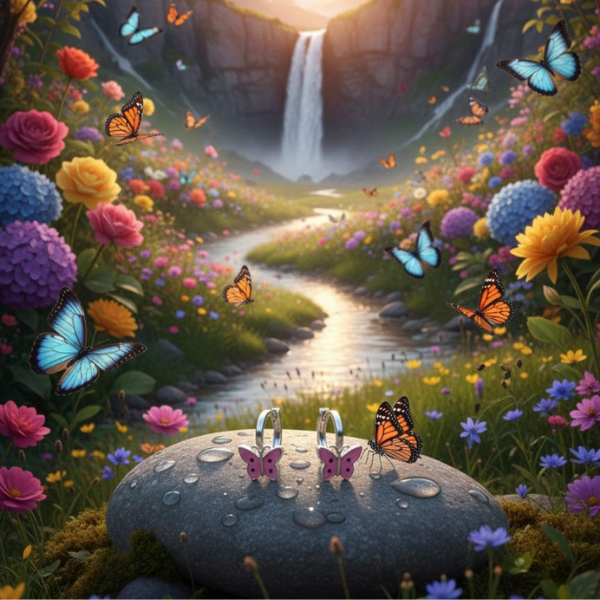 Kelebek Çocuk Küpe 3